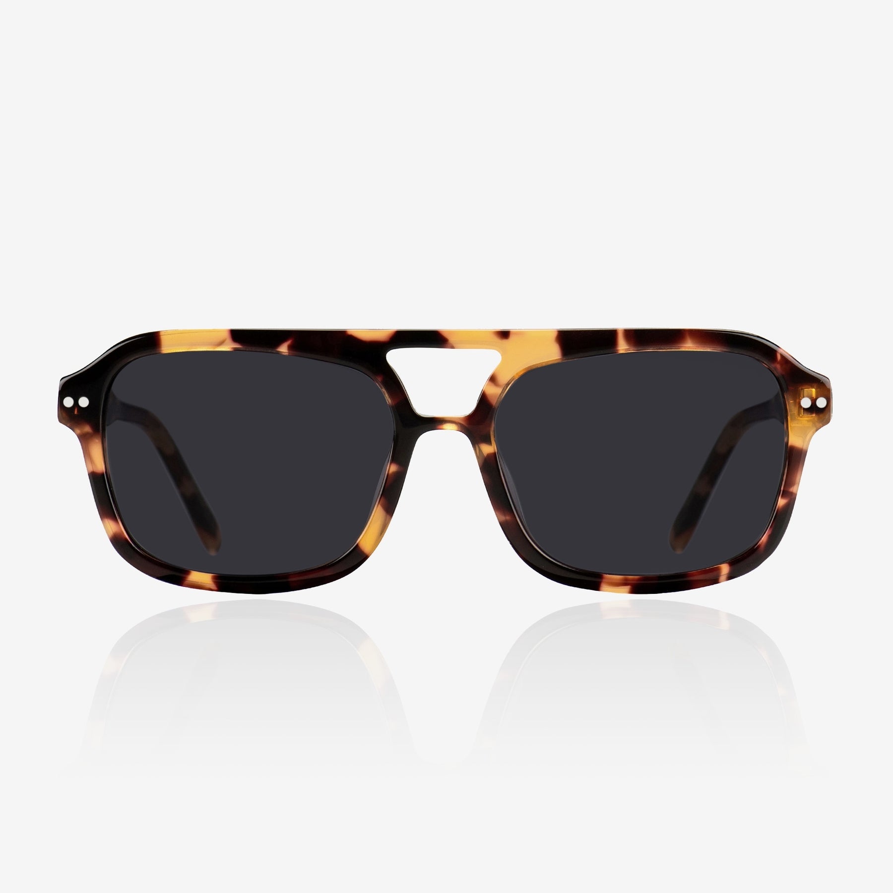 a pair of sunglasses sitting next to each other 
